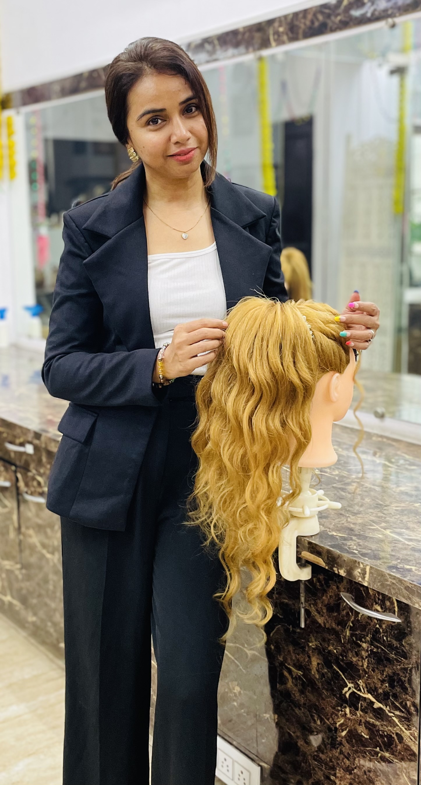 Bride beauty salon